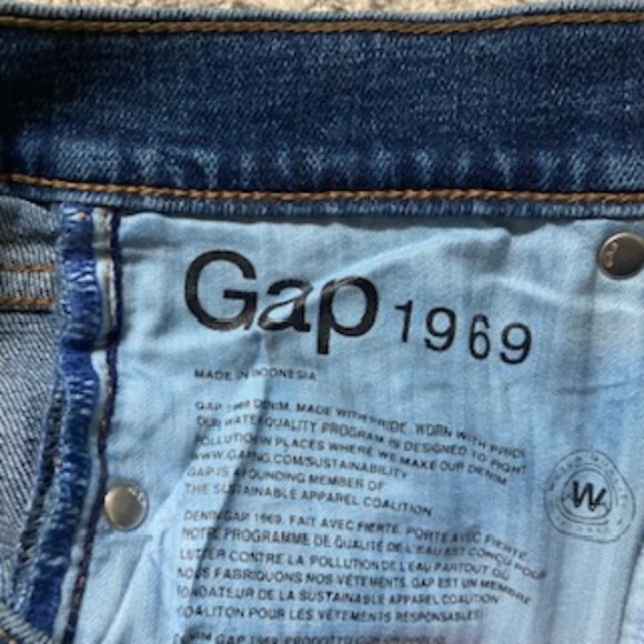 🧡3/15 Gap 1969 Best Girlfriend Star Studded Jeans Women's 26 - Picture 9 of 9